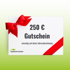 Gewinne 250€ für deine Jahresverbrauchsabrechnung! 