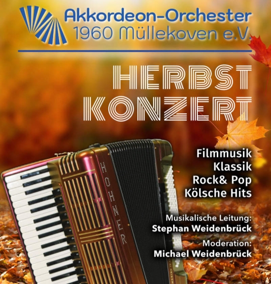 Herbst-Konzert vom Akkordeon-Orchester - 2 Tickets gewinnen 