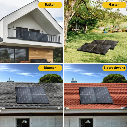 Balkonkraftwerke und Speicher 