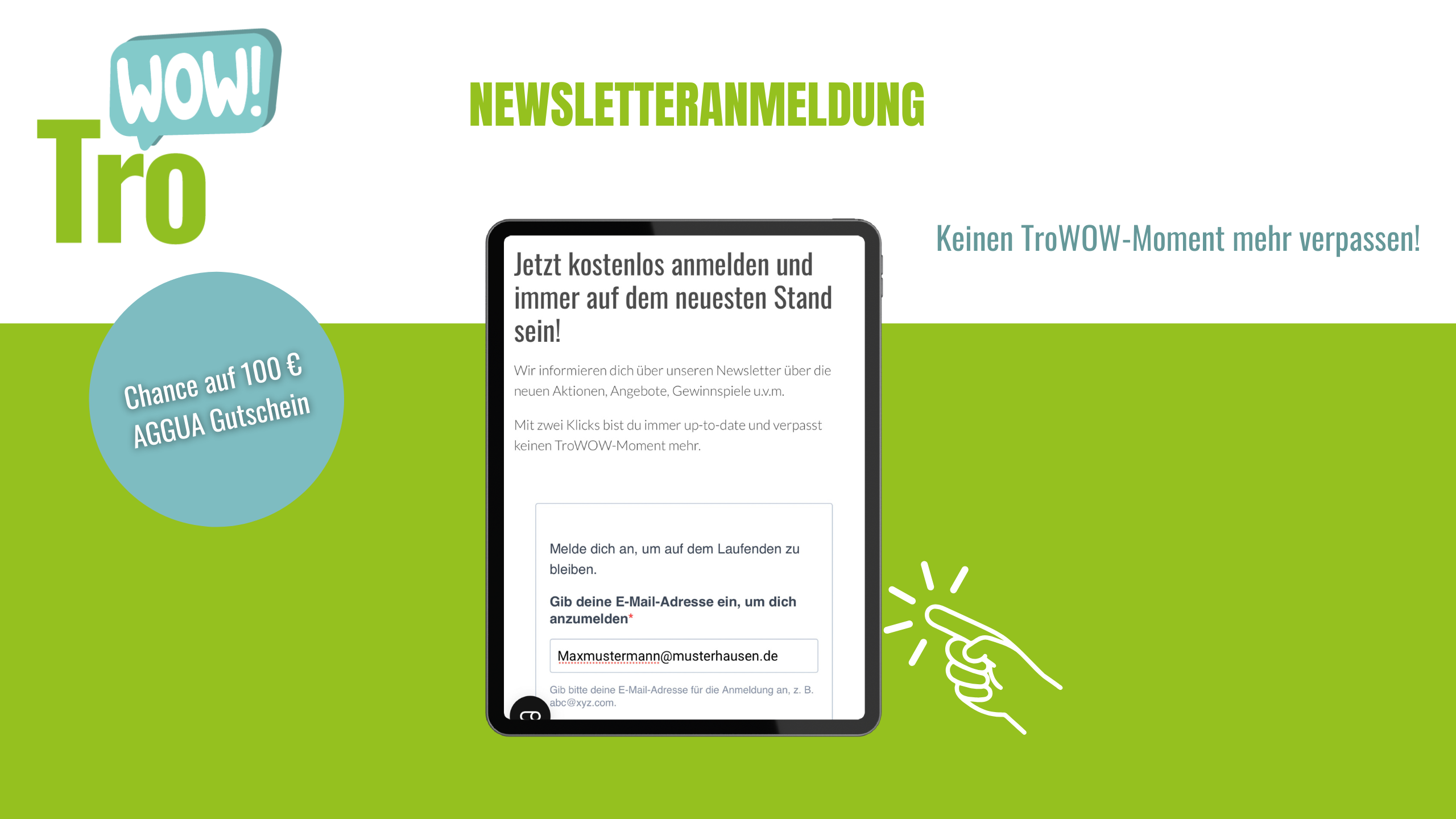 Newsletter abonnieren und gewinnen!