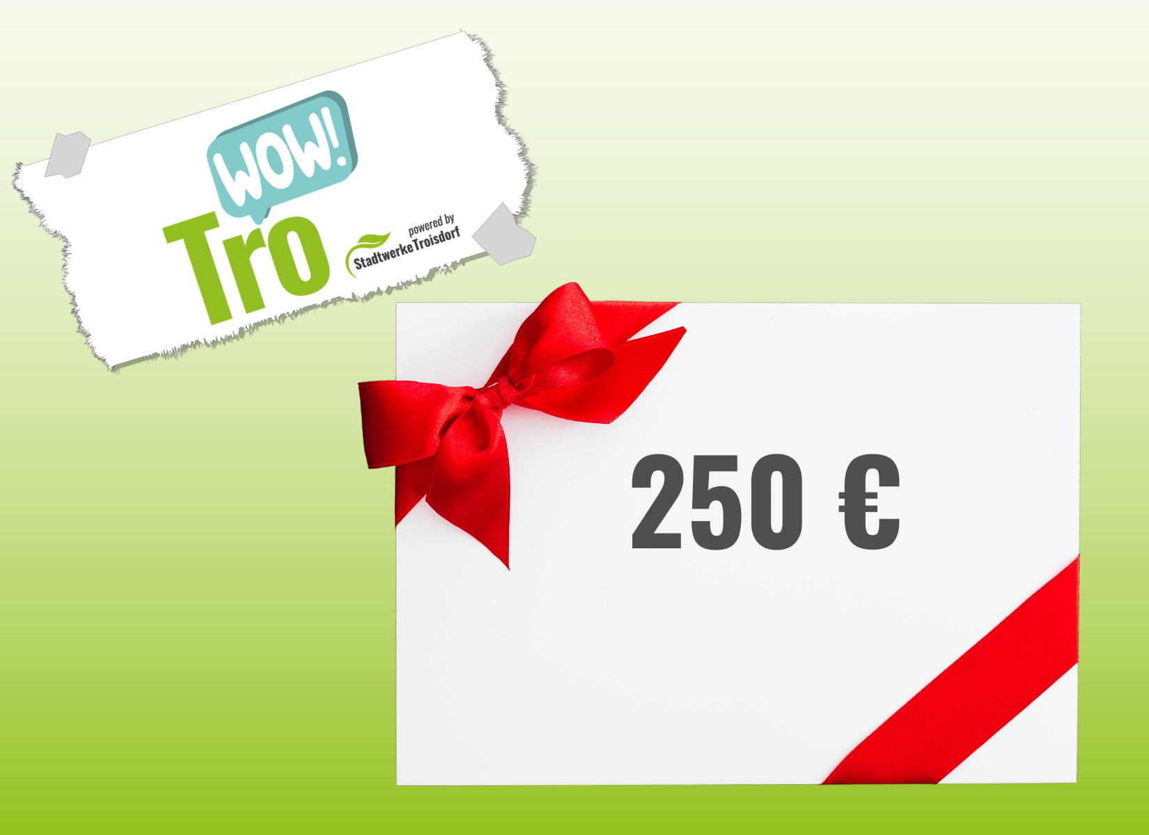 250€ auf deine Jahresverbrauchsabrechnung!