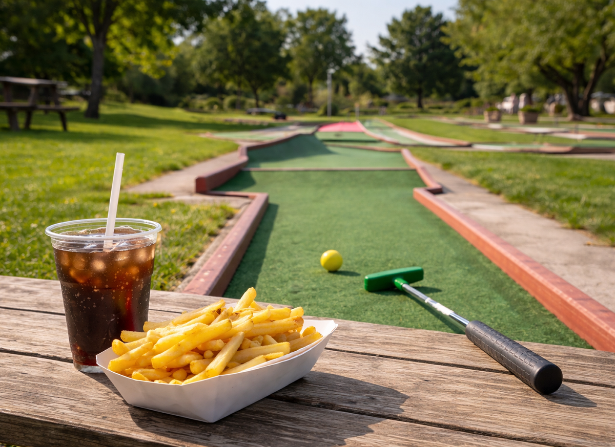 Gewinnspiel Minigolf