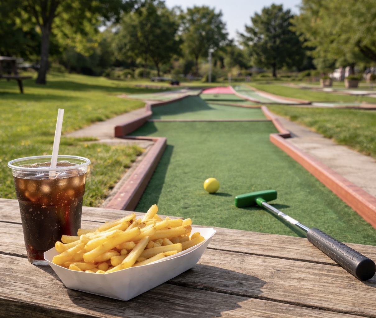 Gewinnspiel Minigolf